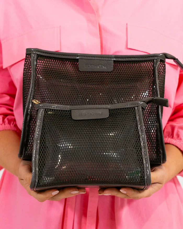 SANTORINI CASE SMALL | Khaki Mesh - Darling & Domain
