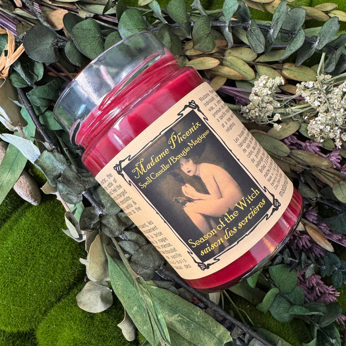 Season of the Witch Magic Samhain Spell Candle