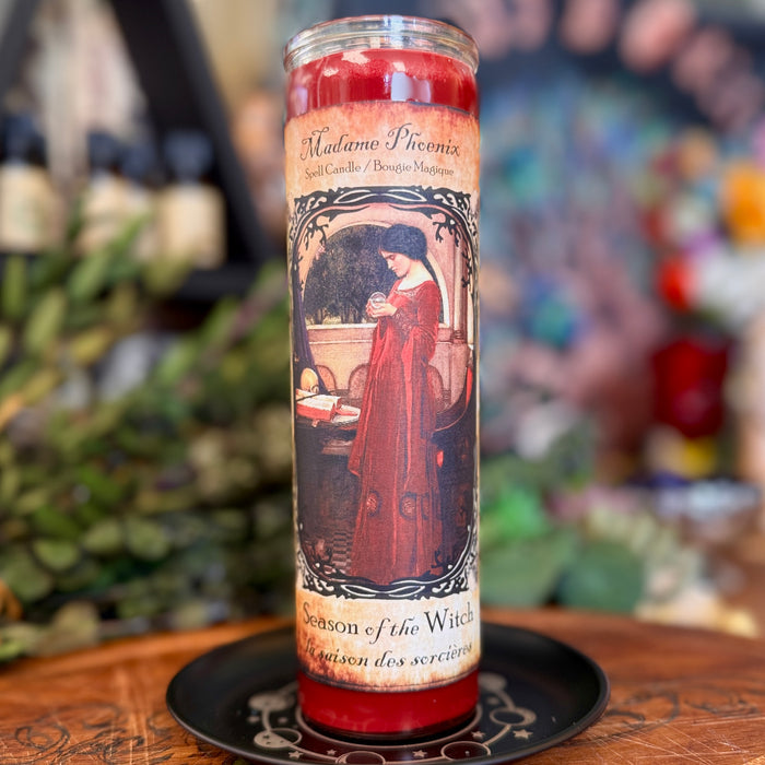 Season of the Witch Magic Samhain Spell Candle