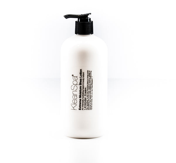 large bottle of christmas scented shea lotion