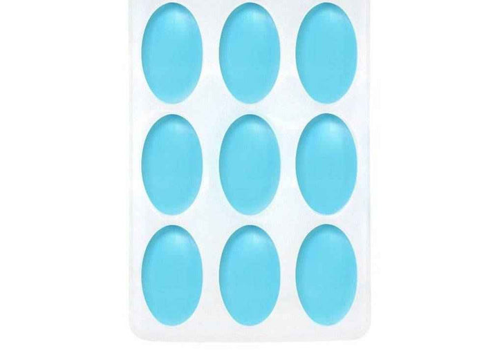 Silicone Soap Mold - Small Oval Guest Size Mold - Crafter's Choice 1608