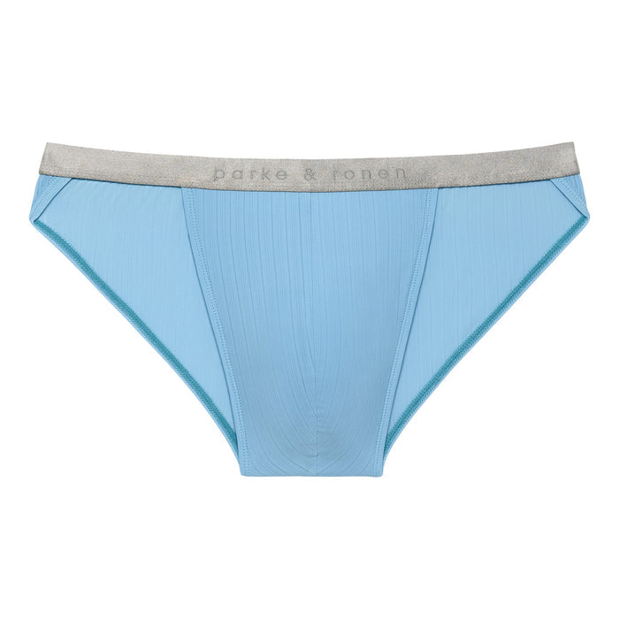 Sky Blue Coastal Nylon Sport Brief - Parke & Ronen