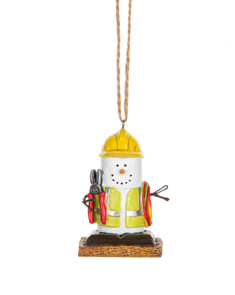 Smores Contractor Ornament