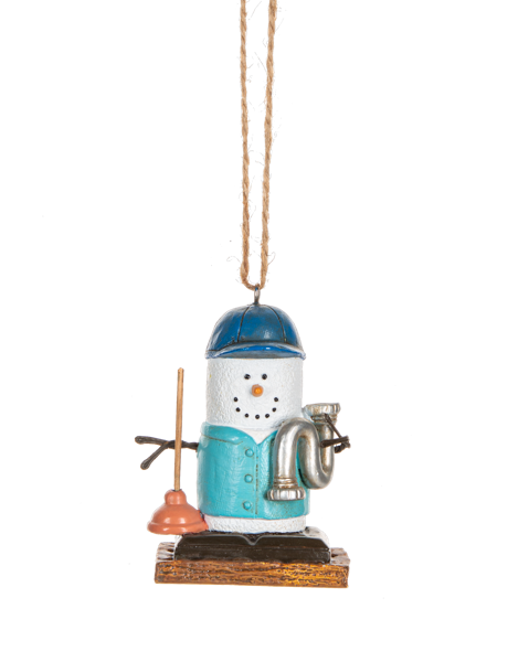 Smores Contractor Ornament