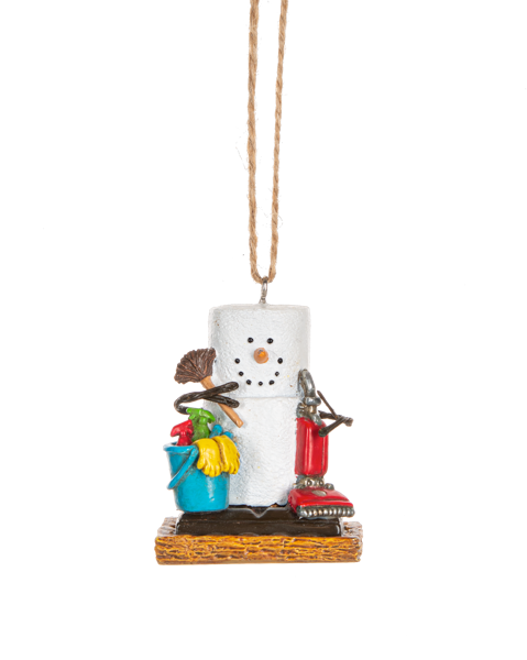 Smores Housecleaner Ornament