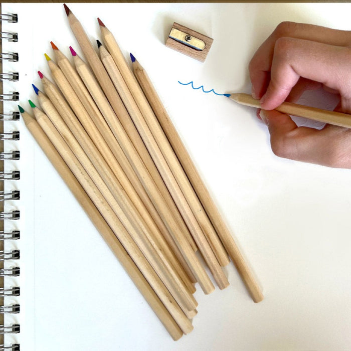 SNIFTY Pencil Box With Coloured Pencils - Geo Love