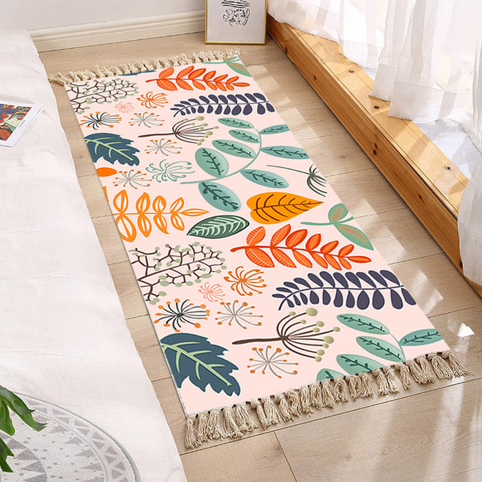 SOGA 90cm Soft cotton woven handmade Area rugs for living room bedroom Home Decor