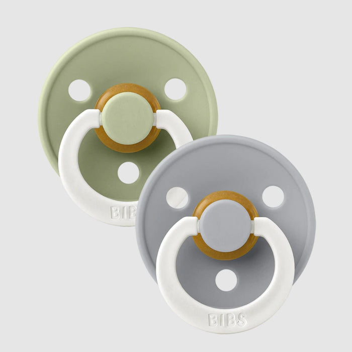 Soother - Pacifier - Glow In The Dark - 100% Natural Rubber - Size 2 - Set Of 2