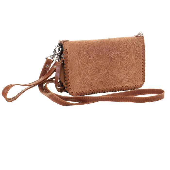 Sotto Western Tooled Leather Clutch #CO220