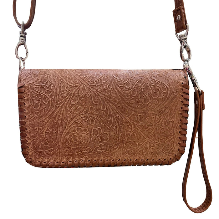 Sotto Western Tooled Leather Clutch #CO220