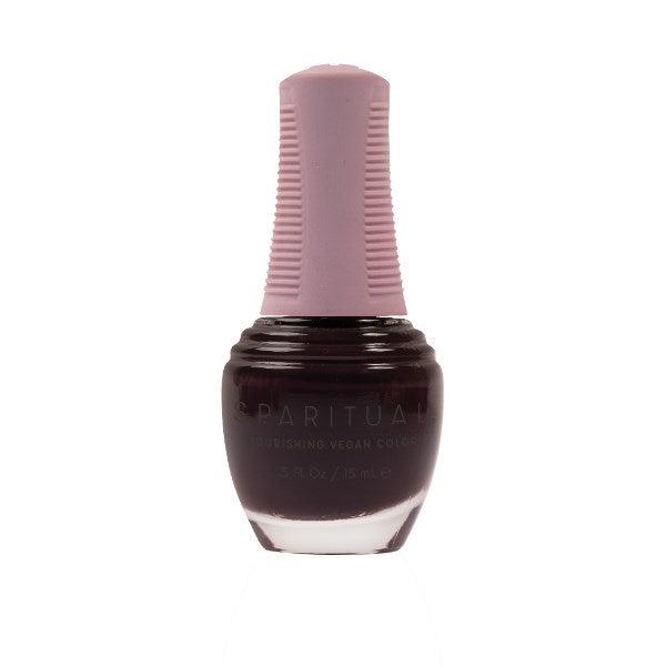 SpaRitual Nourishing Lacquer Polish - Balanced Energy - Blackberry Creme - 15ML