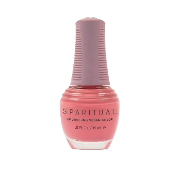 SpaRitual Nourishing Lacquer Polish - Glowing Heart - Dusty Pink Creme - 15ML
