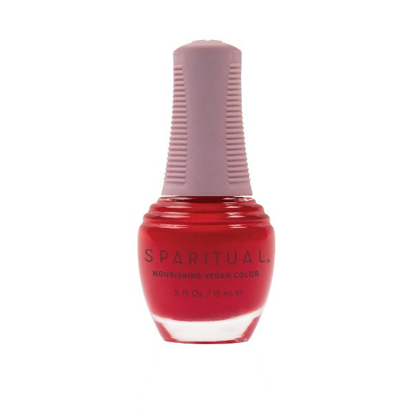SpaRitual Nourishing Lacquer Polish - Wellness Warrior - Red Creme - 15ML