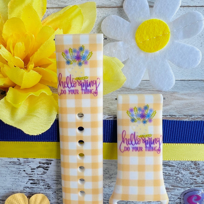 Spring Do Your Thing Print Silicone Band For Samsung Watch