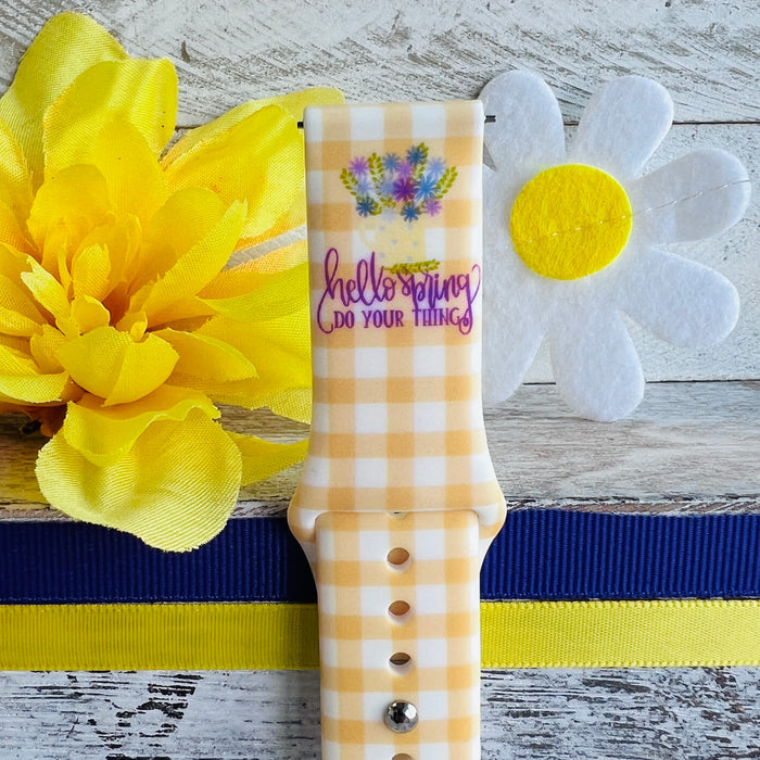 Spring Do Your Thing Print Silicone Band For Samsung Watch