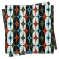 Starlight Diamond Mid Century Modern Retro Cocktail Napkin