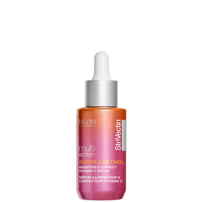 StriVectin Super-C Retinol Brighten and Correct Vitamin C Serum in a 30ml bottle, designed for skin care and brightening.