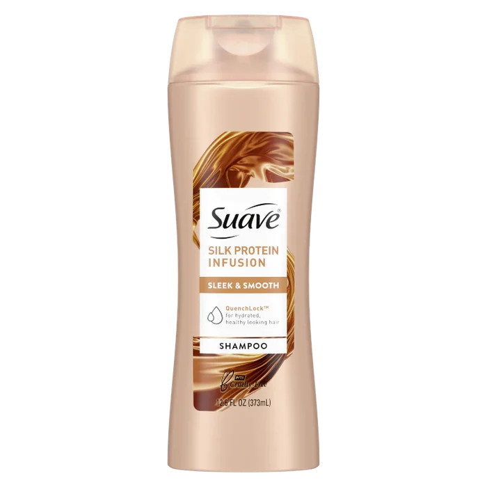 Suave Silk Protein Infusion Sleek & Smooth Shampoo, 373 ml