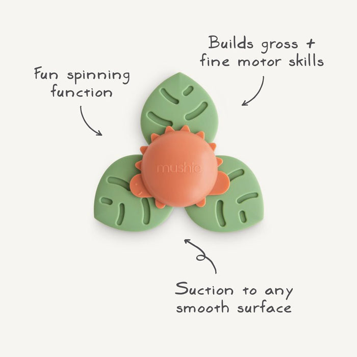 Mushie - Suction Spinner Toy - Dinosaurs - Lifestyle Cut 5