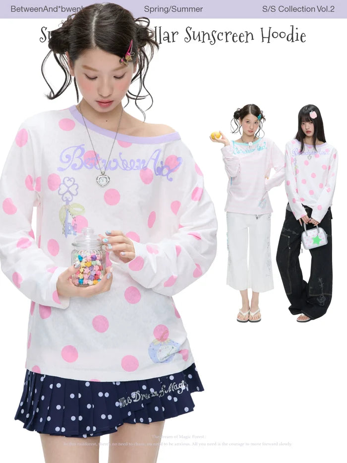 Summer big collar sunscreen hoodie