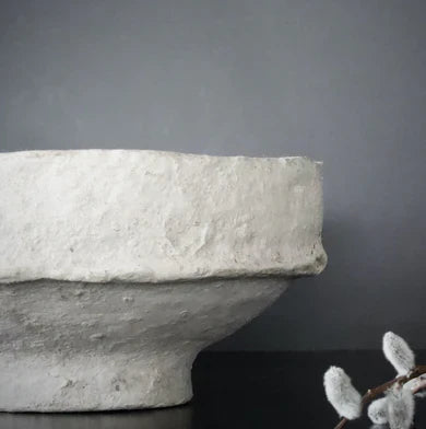 SUSTAIN Sculptural Bowl | White - Magnolia Lane co. Home + Garden + Gift