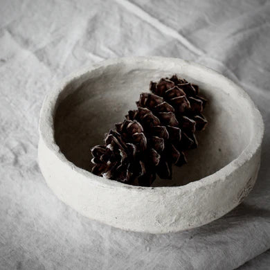 SUSTAIN Sculptural Bowl | White - Magnolia Lane co. Home + Garden + Gift