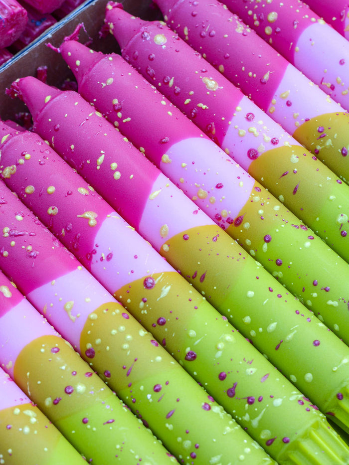 Taper Candles - Tulips & Olive Garden Confetti