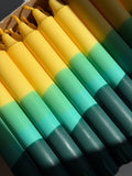 Taper candles- Summer Party / Green Lemonade