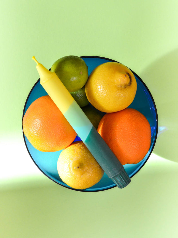 Taper candles- Summer Party / Green Lemonade