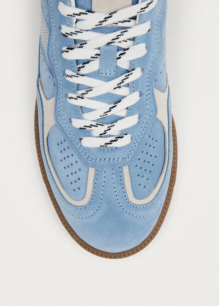 TB 490 RIFE CORNFLOWER BLUE CREAM LEATHER SNEAKERS - Darling & Domain