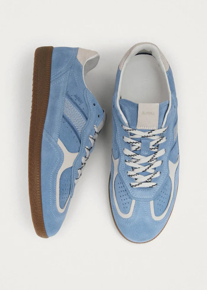 TB 490 RIFE CORNFLOWER BLUE CREAM LEATHER SNEAKERS - Darling & Domain