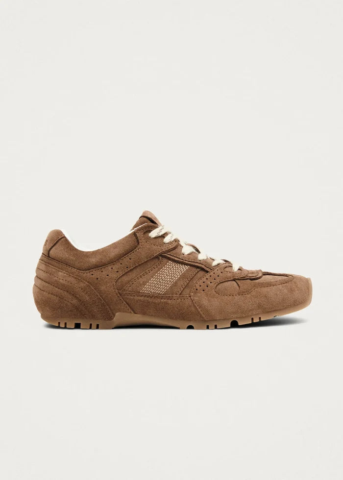 TB 56 SUEDE BROWN LEATHER SNEAKERS - Darling & Domain