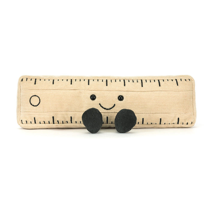 JellyCat - Teddy - Amuseables Ruler - Front