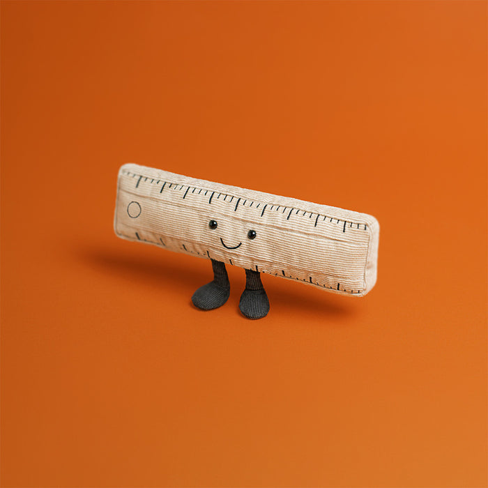 JellyCat - Teddy - Amuseables Ruler - Lifestyle Cut