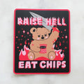 Tender Ghost 'Raise Hell Eat Chips' Vinyl Sticker