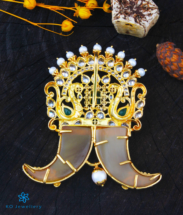 The Atyuha Silver Tiger Claw Brooch