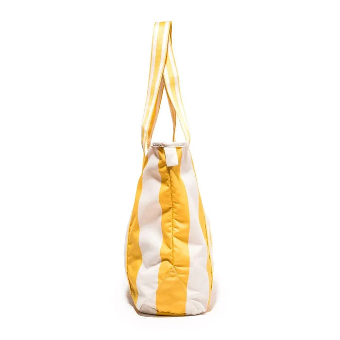 THE BEACH BAG | Crew Mimosa Yellow Stripe - Darling & Domain