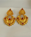 The Jashvi Silver Chandbali Earrings