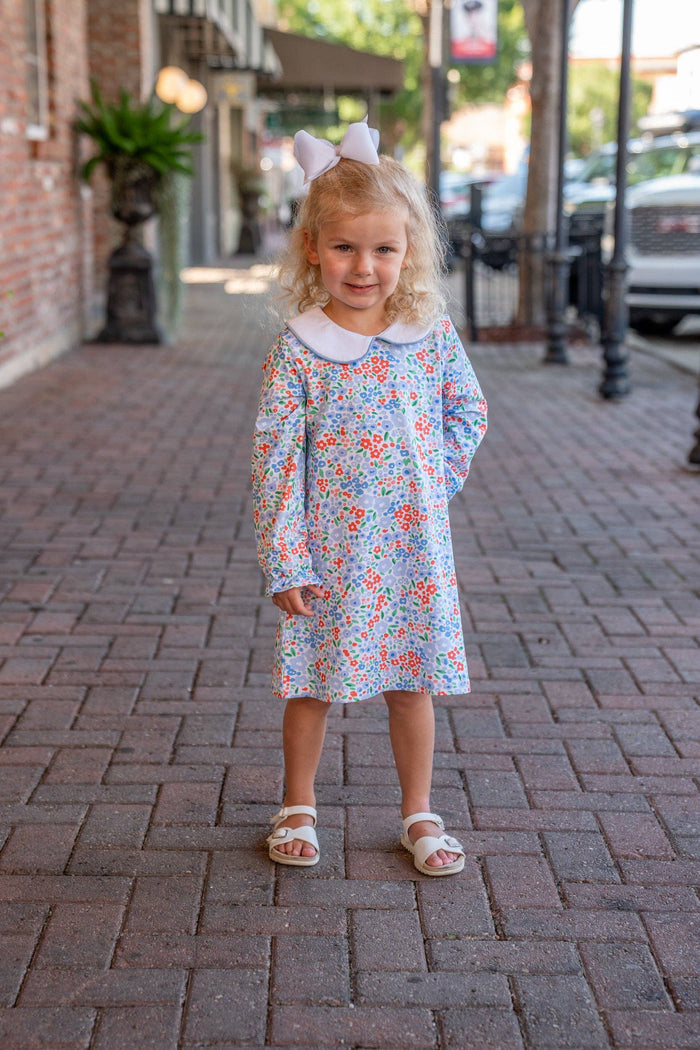 The Oaks Blue Red Floral Dress