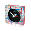 The Original Square Acrylic Clock - Plaid, Frosted, Clear