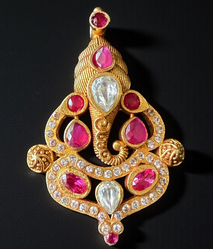 The Sumukh Silver Ganesha Pendant & Earrings