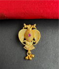The Yashvi Silver Gandaberunda Pendant & Earrings