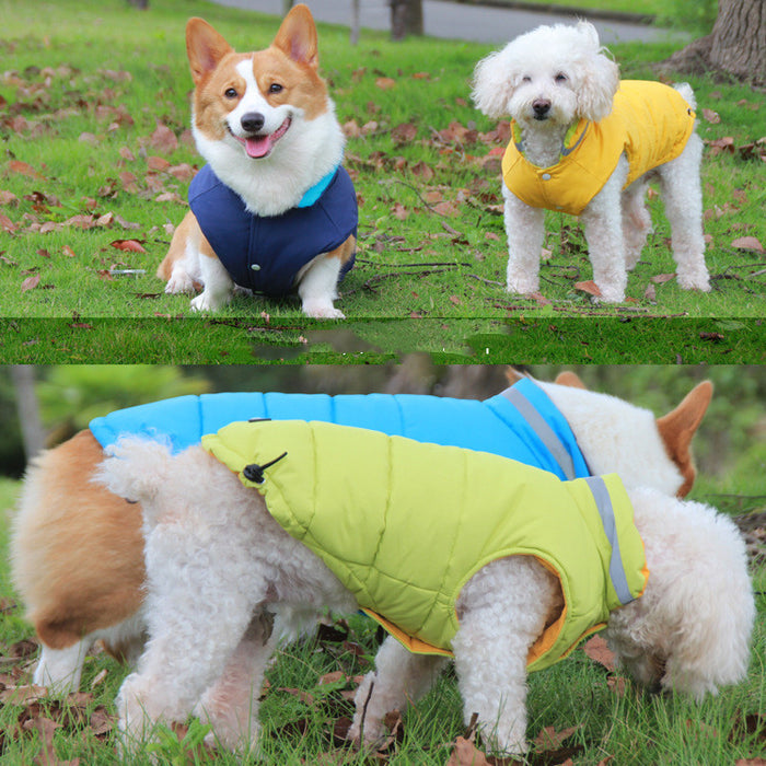 Thickened Waterproof Pet Double-sided Reflective Jacket