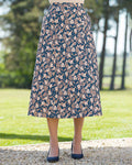 Tilly Floral Pure Cotton A Line Lined Skirt - Country Collection