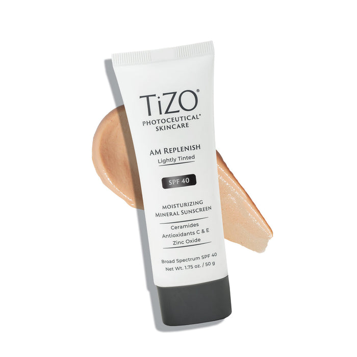 TiZO Sunscreen TiZO AM Replenish Lightly Tinted SPF40