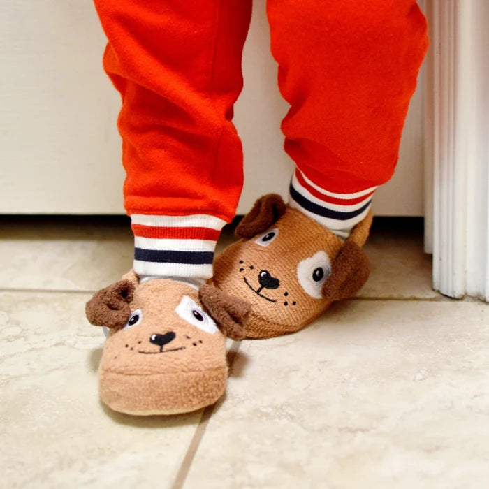 Toddler Soft Sole Puppy Slippers