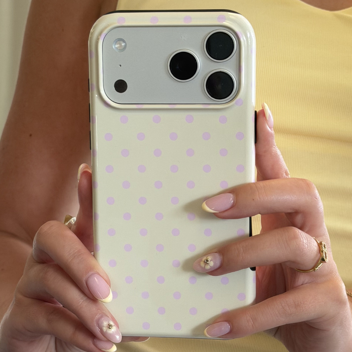 Tough Magsafe Butter Blush Phone Case mirror selfie