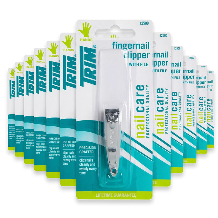 Trim Nail Clipper with File Fingernail Clippers - 1 Ct - 36 Pack