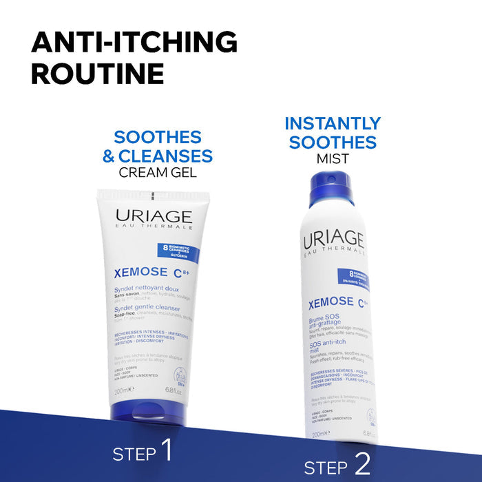 Uriage Xemose C8+ Syndet Gentle Cleansing Syndet 200ml