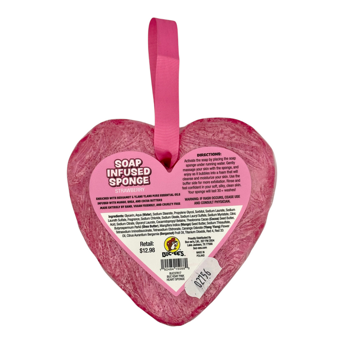 Valentine's Day Soap Infused Sponge
